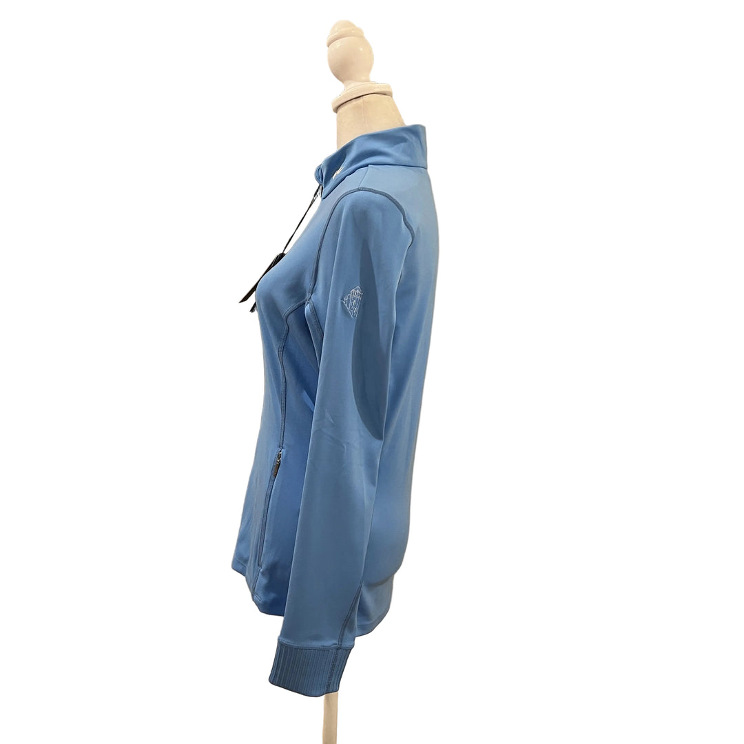 KJUS Women's Birdie Midlayer Jacket (w/logo) - Blue Opal - Small - Skorzie