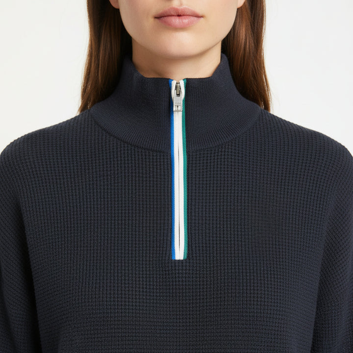 G/FORE Women's Sweater Quarter Zip Twilight Size S