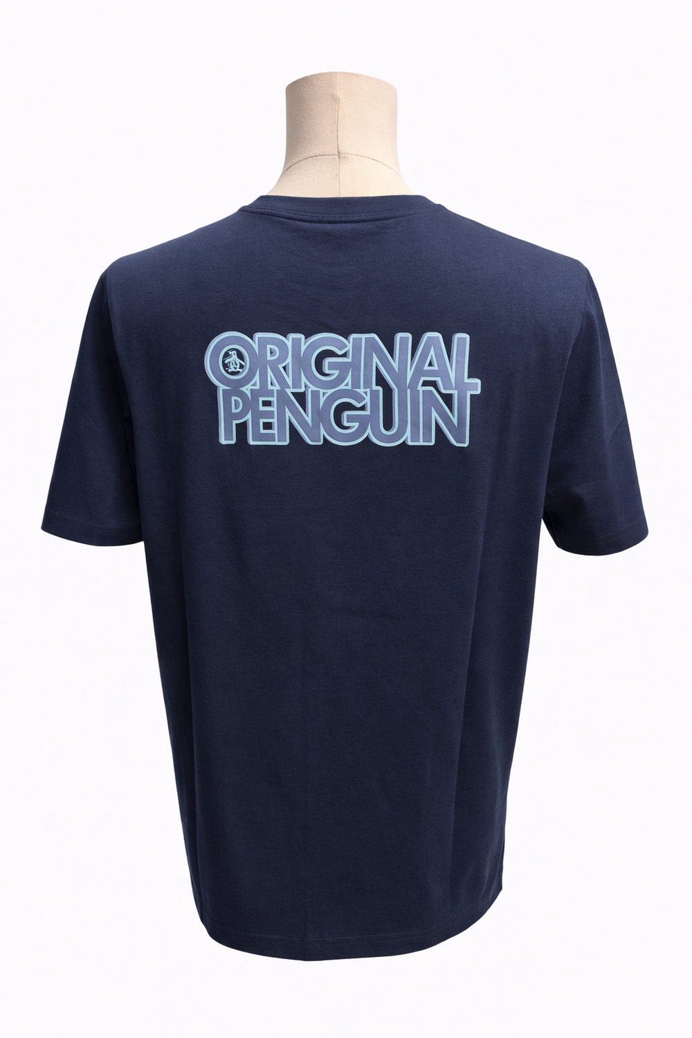 Penguin Pete with Paddle Graphic T-Shirt - Navy - Medium - Skorzie