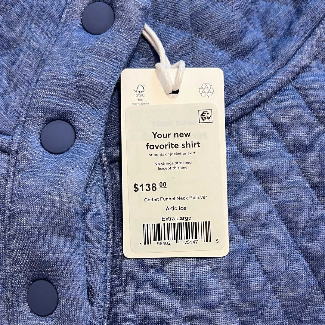 Marine Layer Women's Pullover Funnel Neck Arctic Ice