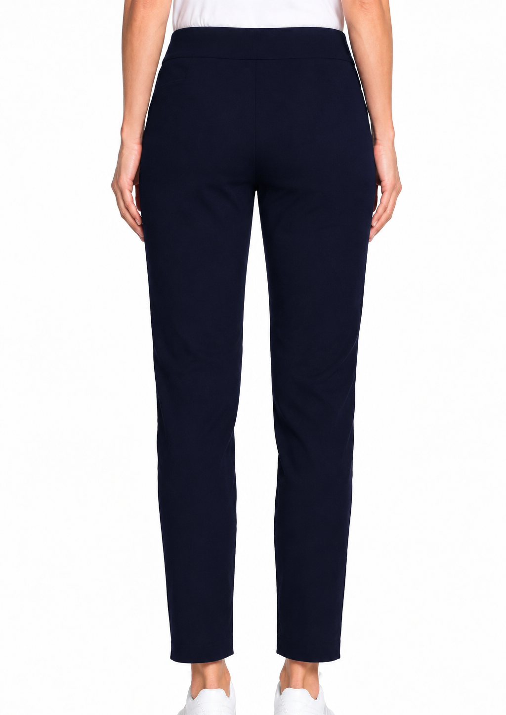 Slimsation Women's Golf Ankle Pants 29" Midnight Blue Size 8