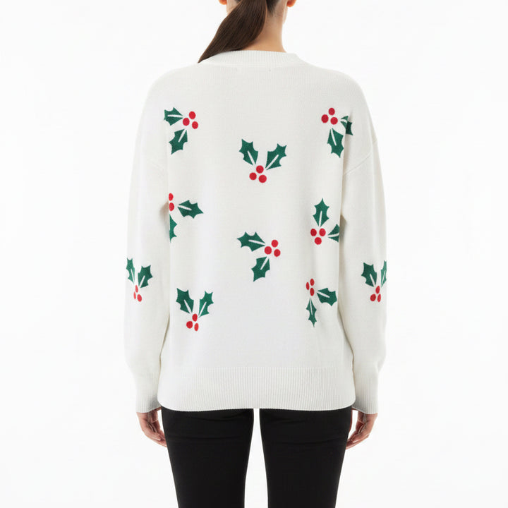 Beach Riot Callie Sweater - Frost/Holly - Small - Skorzie