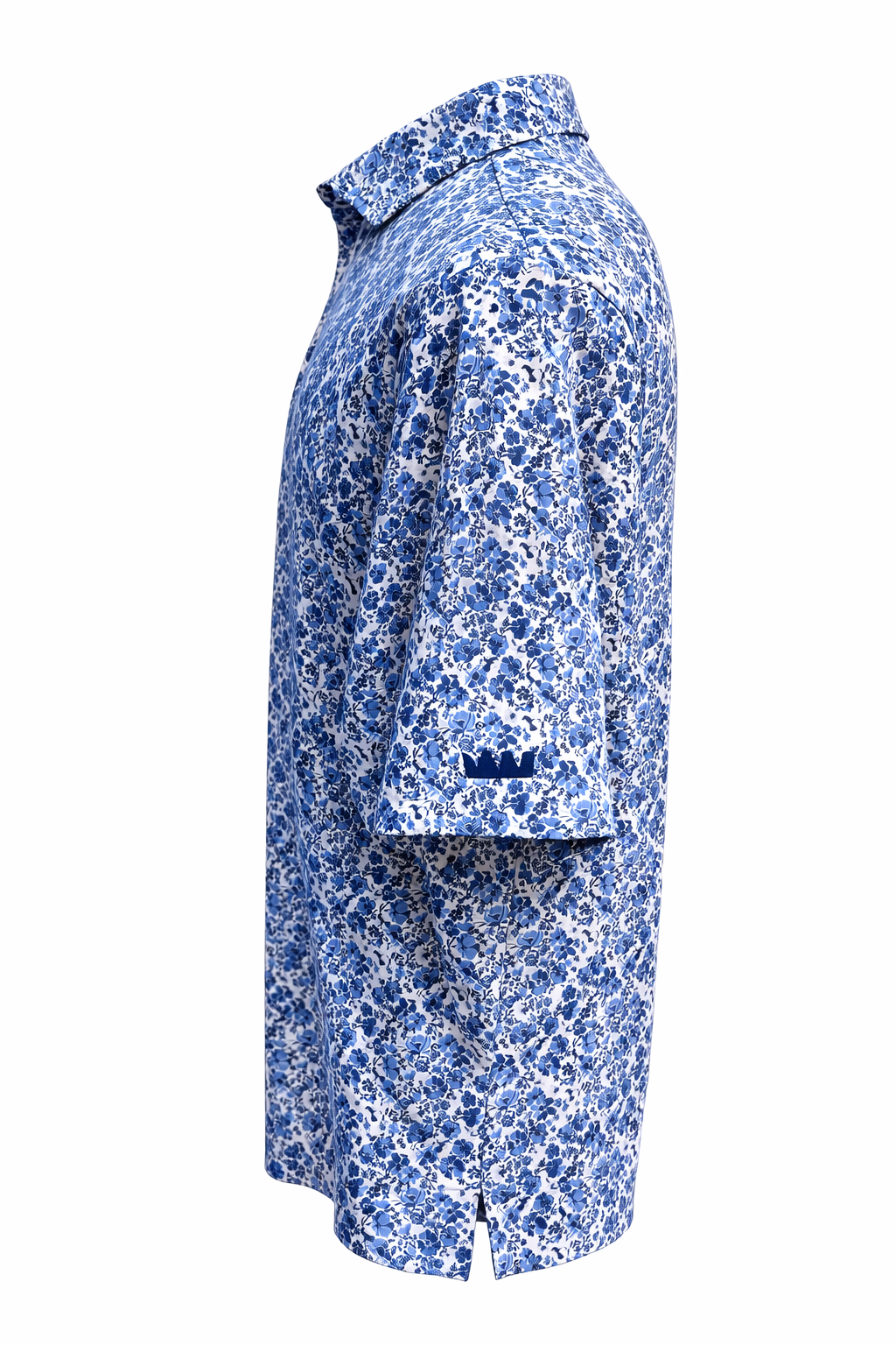 RLX Ralph Lauren Floral Performance Polo (w/ logo) - Blue - X-Large - Skorzie