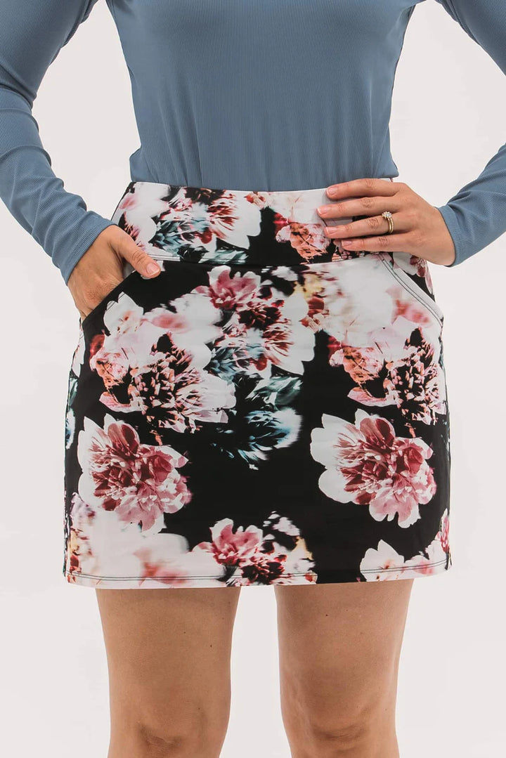 Foray Golf Floral Printed 15.5" Skirt - Skorzie