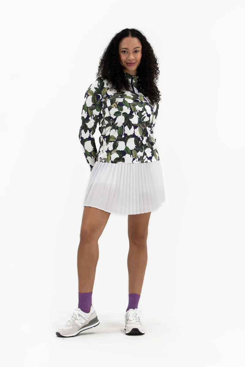 Foray Golf Printed Sun Shirt - Rae of Sunshine Purple - Skorzie