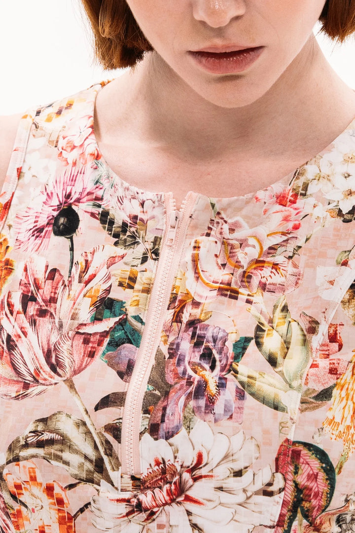 Foray Golf Built In Bodysuit Dress - Mosaic Floral - Skorzie