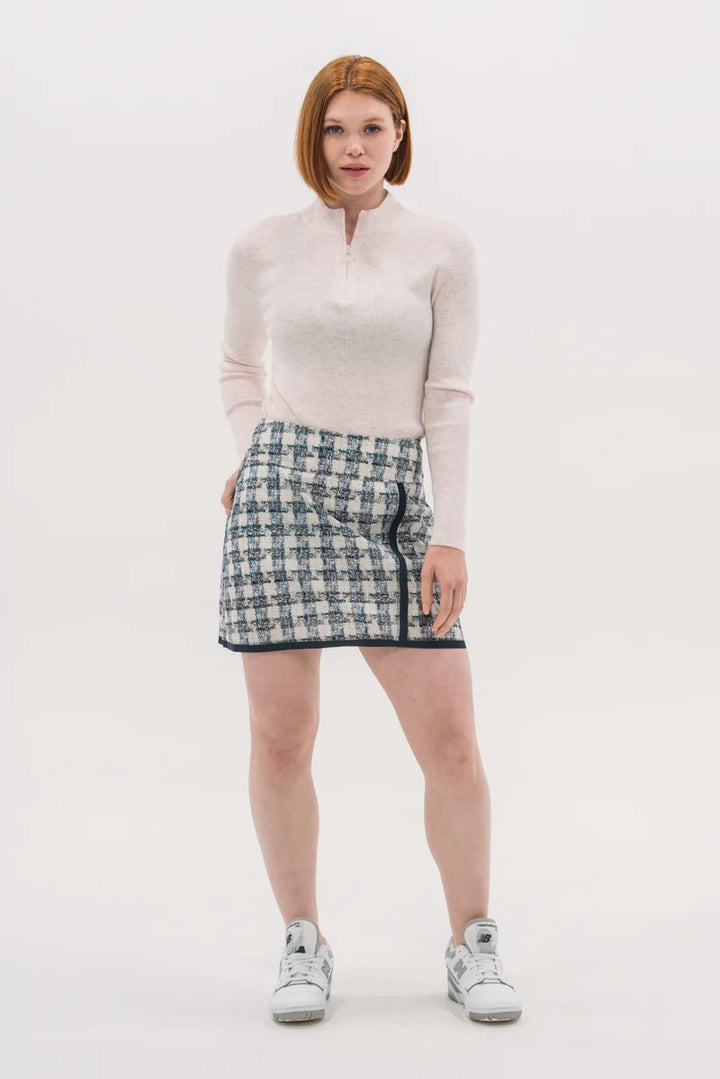 Foray Golf Bonded Edge 17" Skirt - Plaid Texture - Skorzie
