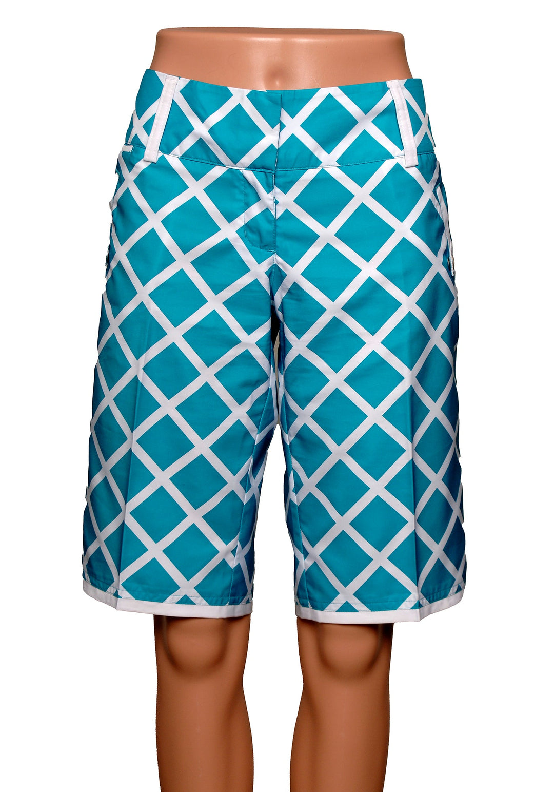 Adidas Bermuda Golf Short - Teal - Size 4 - Skorzie