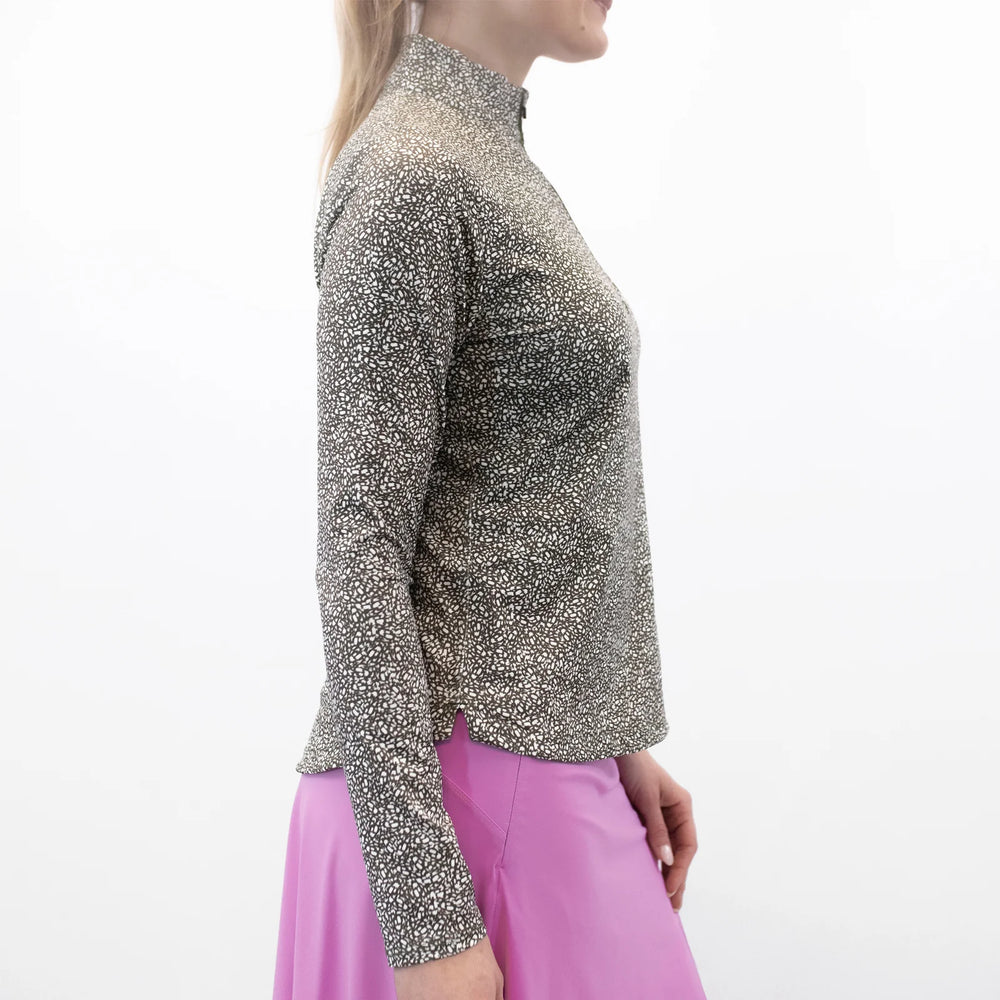 Belyn Key Sadie Mock Long Sleeve - SGT Pepper Texture - Skorzie