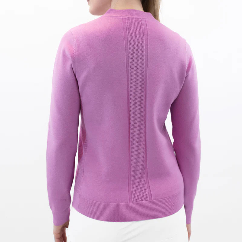 Belyn Key Performance Quarter Zip Sweater - Iris - Skorzie