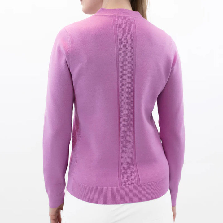 Belyn Key Performance Quarter Zip Sweater - Iris - Skorzie