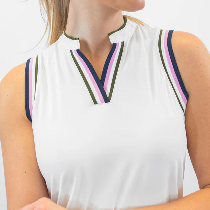 Belyn Key Serena Sleeveless - Olive/Iris/Chalk - Skorzie