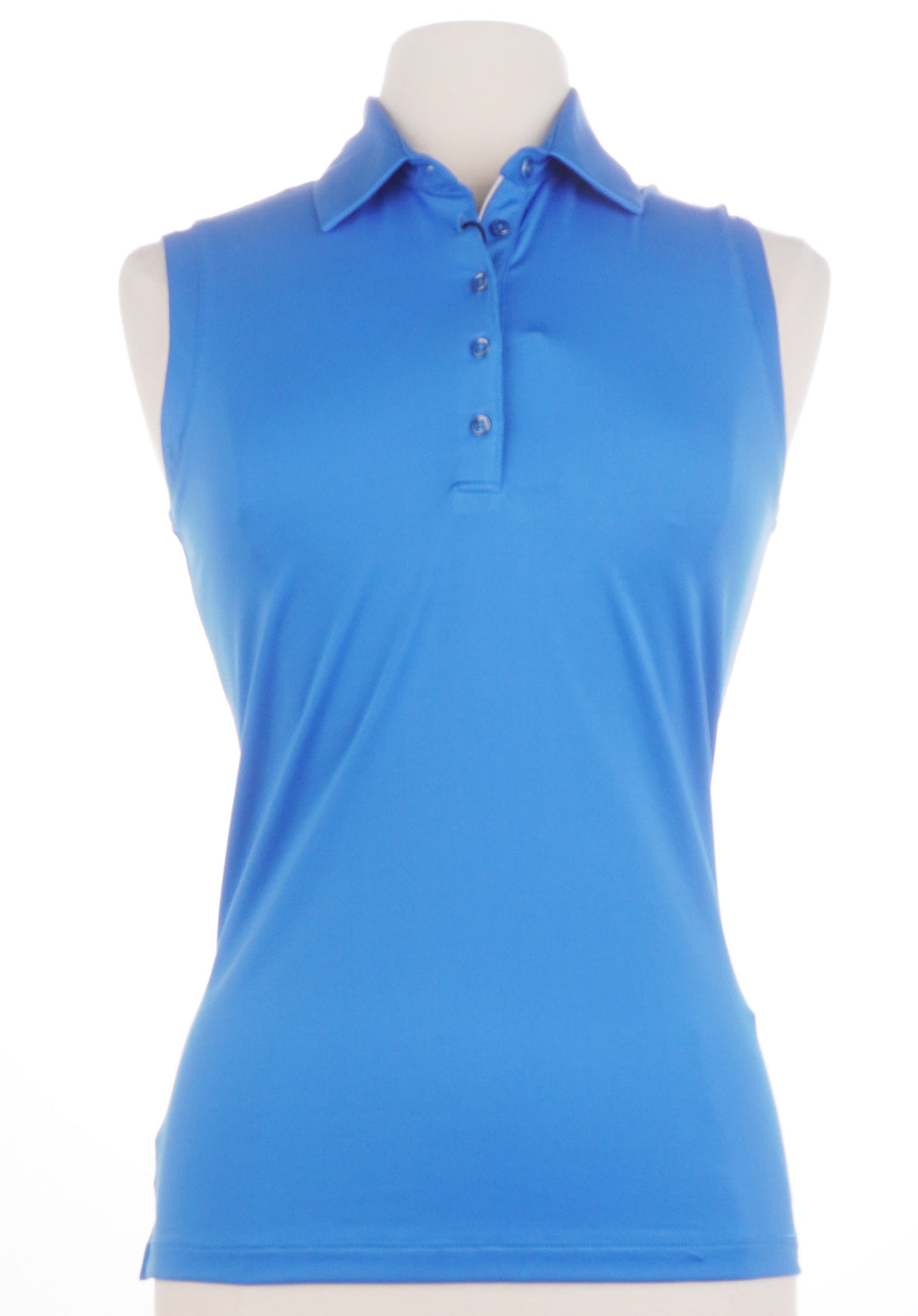 Dunning Golf Player Jersey Performance Sleeveless Top - Azure - Size Small - Skorzie