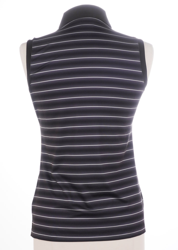 Dunning Golf Hailey Jersey Performance Sleeveless Top - Black - Size Small - Skorzie