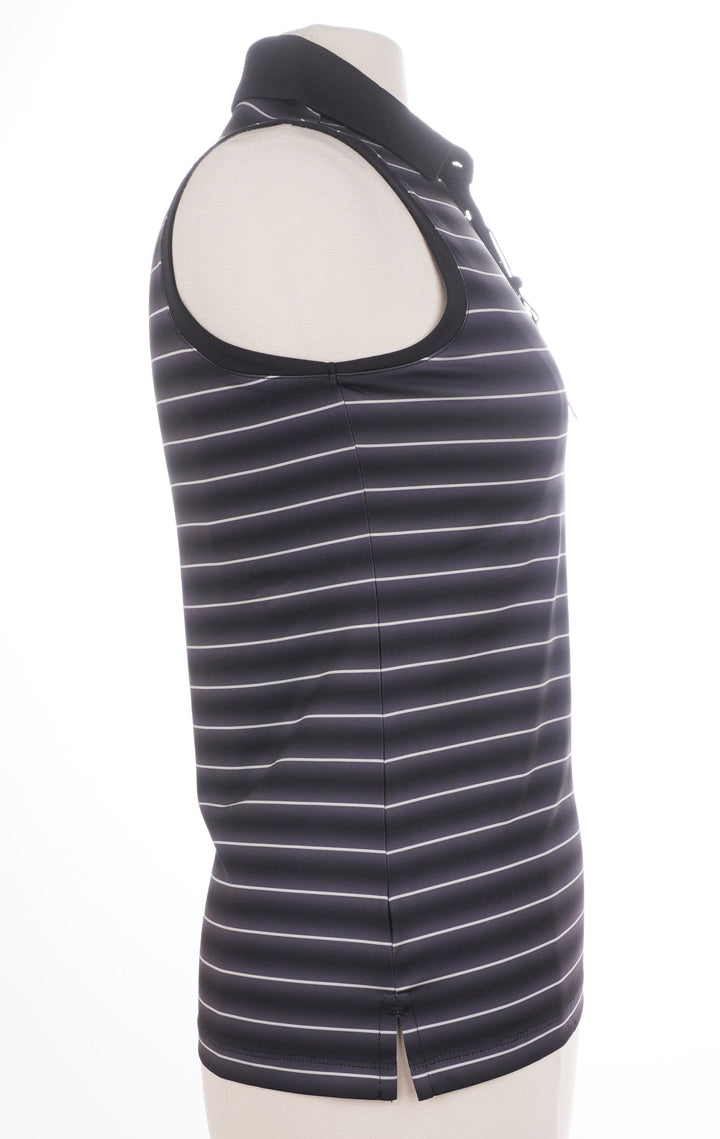 Dunning Golf Hailey Jersey Performance Sleeveless Top - Black - Size Small - Skorzie