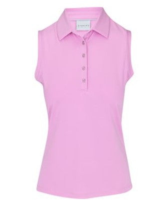 Dunning Player Alana Jersey Performance Sleeveless Polo - Ballet - Skorzie