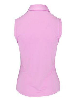 Dunning Player Alana Jersey Performance Sleeveless Polo - Ballet - Skorzie