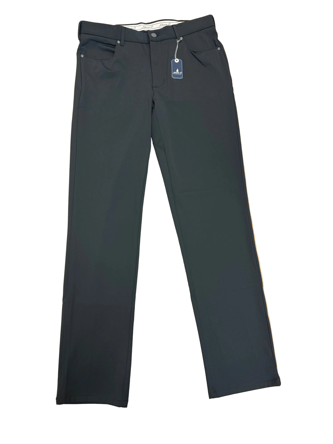 Johnnie-O Momentum Stretch Knit Performance Pant - Black - Skorzie