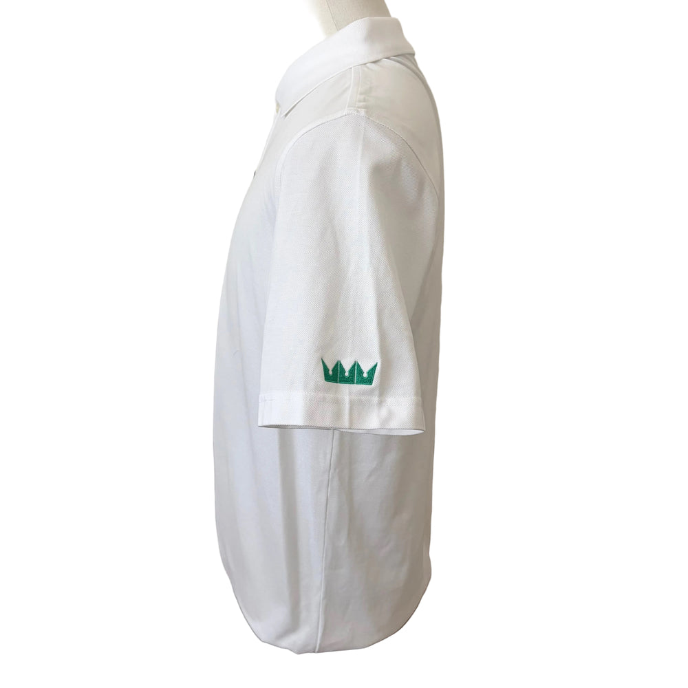 Turtleson Pierce Cotton Performance Polo (w/logo) - White - Skorzie
