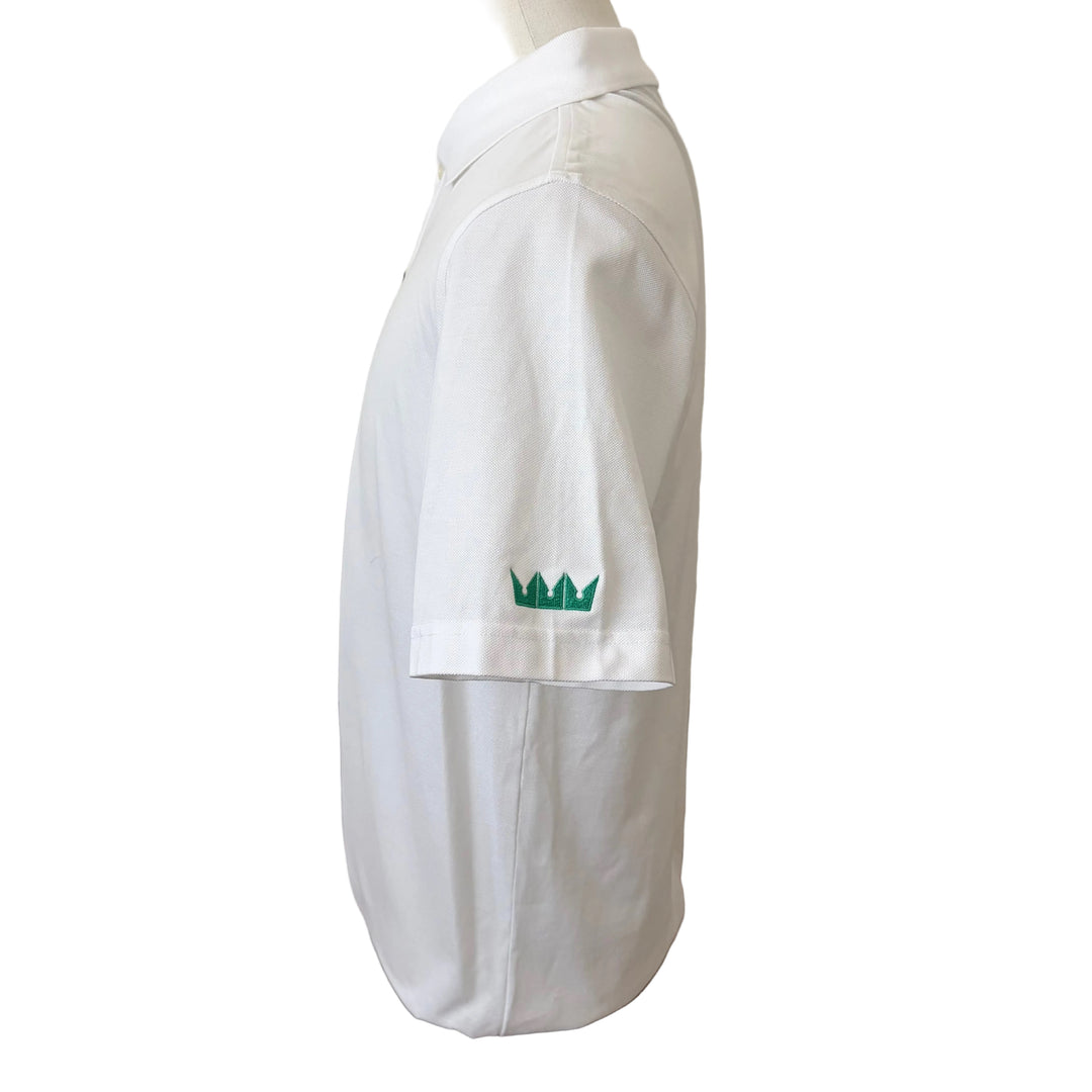 Turtleson Pierce Cotton Performance Polo (w/logo) - White - Skorzie