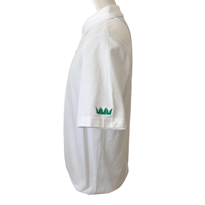 Turtleson Pierce Cotton Performance Polo (w/logo) - White - Skorzie