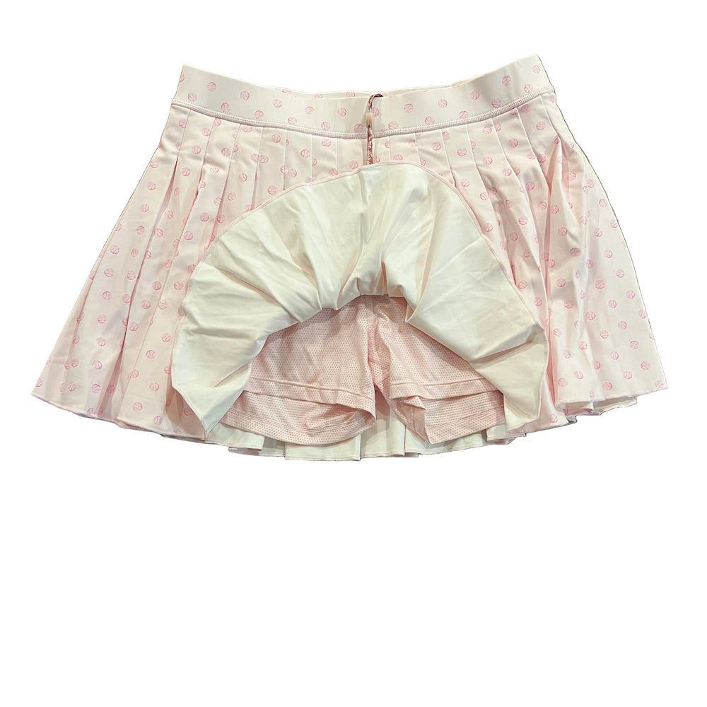 Love Shack Fancy Dancia Printed Active Skort (13") - Pink Tennis - Medium - Skorzie