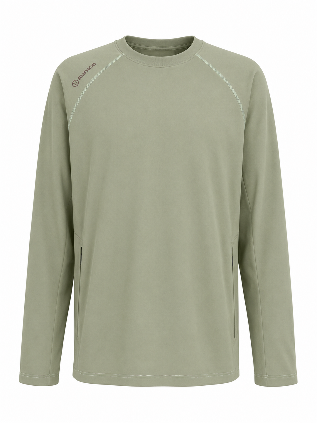 Sunice Men's Allendale 2.0 Element Shield Crewneck - Sea Spray - Large