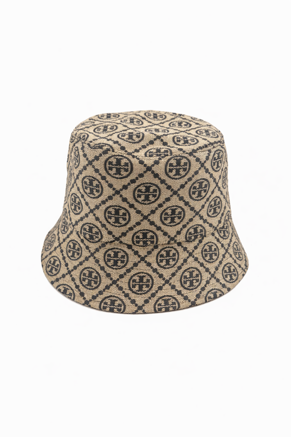 Tory Burch Short Brim T Monogram Bucket Hat - Navy - XS/S - Skorzie
