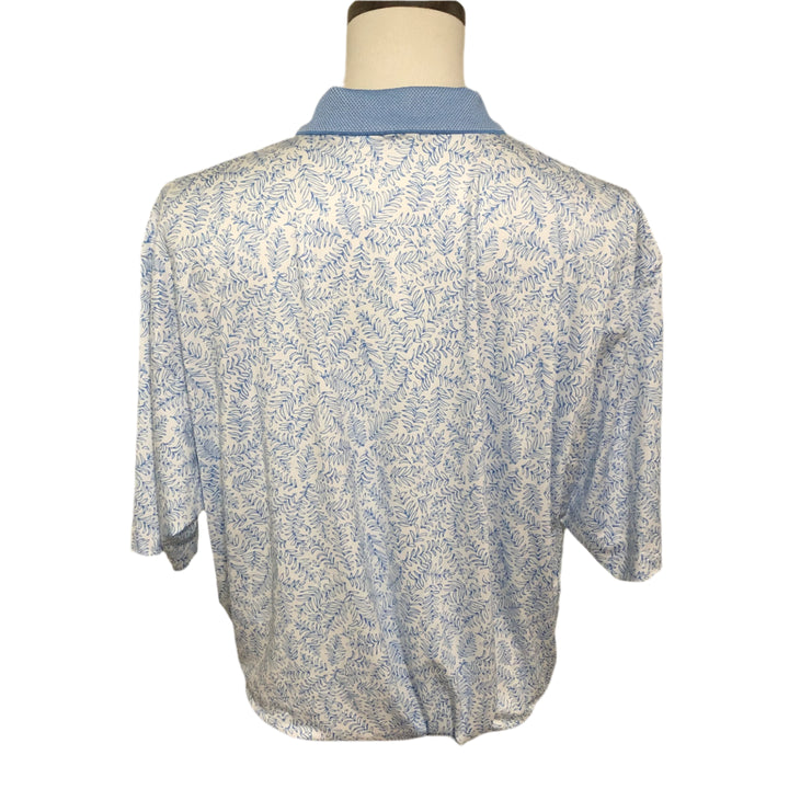 Dunning Golf Polo (w/ logo) - Blue Pattern - XX-Large - Skorzie