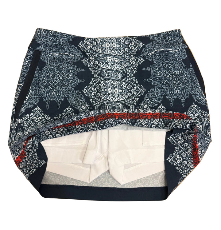 EP NY Performance Jersey Skort 16.5" - Navy Bandana Print - Skorzie