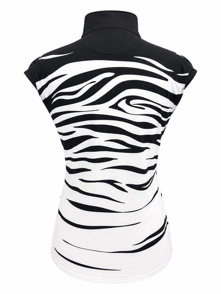 SanSoleil SolCool Sleeveless Mock  - Wildside Black