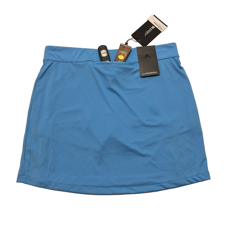 J.Lindeberg Julia Golf Skirt 16.5" - Ocean Blue - Skorzie