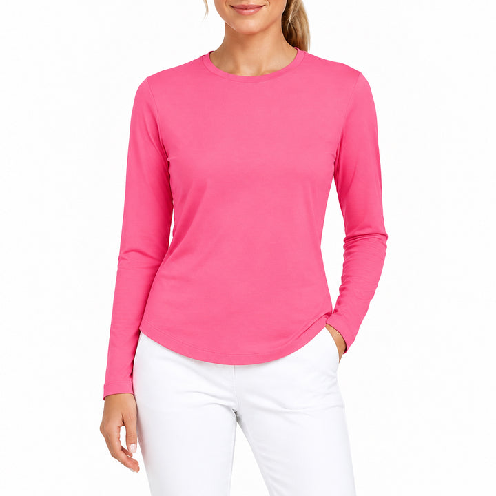 Jamie Sadock Women's Golf Top Sunsense Layering L/S Venus Size M (FINAL SALE ITEM)