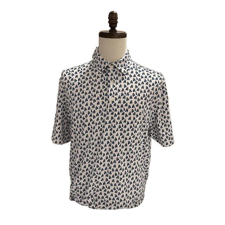 IBKUL Cheers Polo - Blue/Green - Large - Skorzie