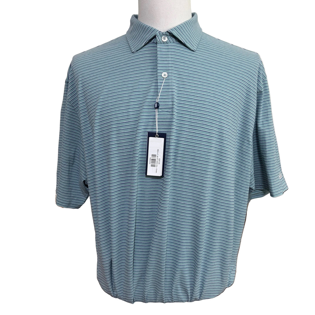 Holderness & Bourne Keppler Polo (w/logo) - Sage/White/Navy - XX-Large - Skorzie