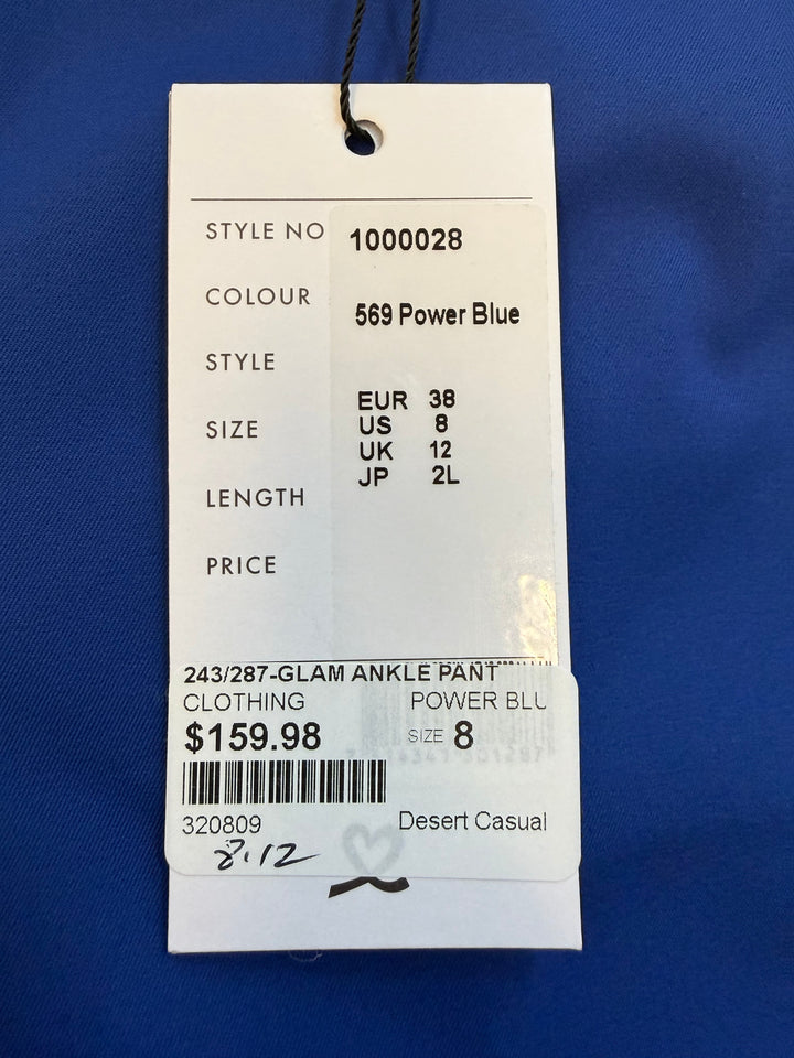 Daily Sports Glam High Water Ankle Pant - Powder Blue