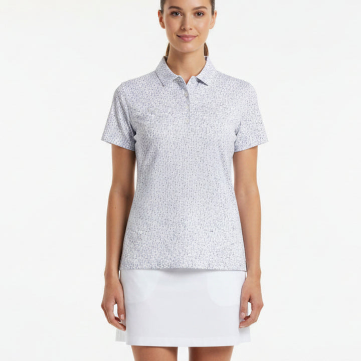Peter Millar Women's Golf Polo Fairway Frills (w/logo) Multi