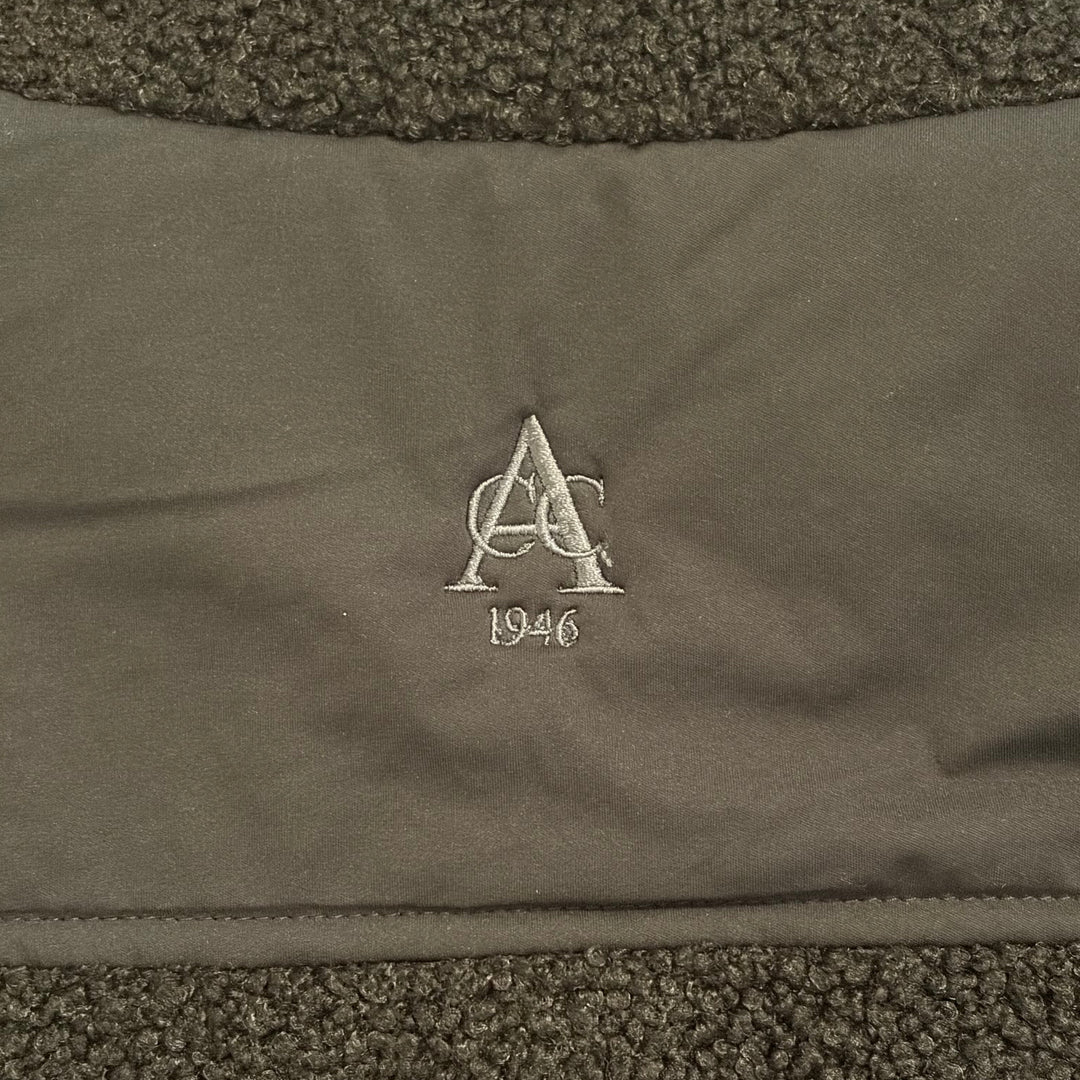 Peter Millar Women's Golf Vest Tilly Bonded Sherpa (w/ logo) Black Size XS