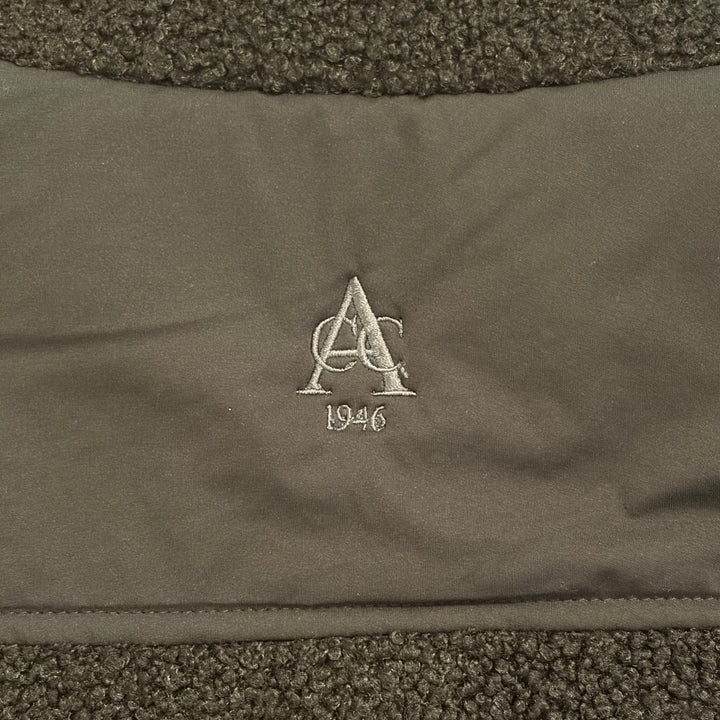 Peter Millar Women's Golf Vest Tilly Bonded Sherpa (w/ logo) Black Size XS