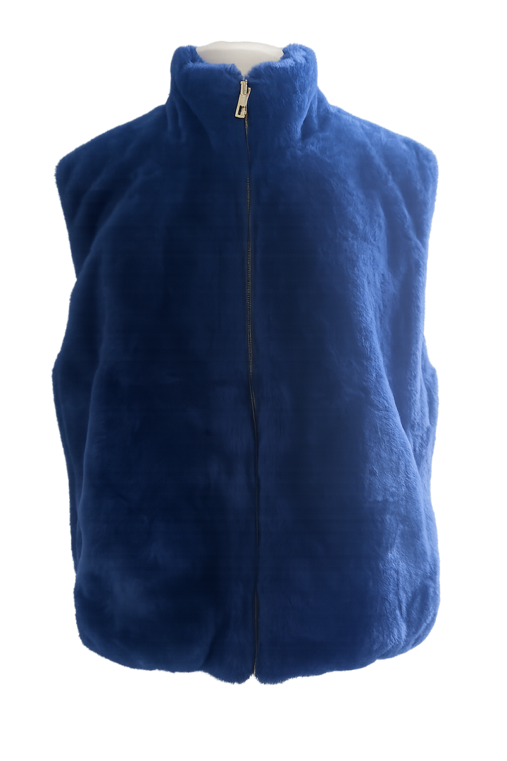 Renuar Faux Fur Vest - Oxford