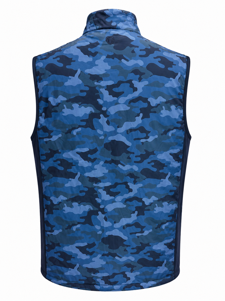 Sunice Marco Thermal Reversible Vest - Twilight Blue/Camo - Large