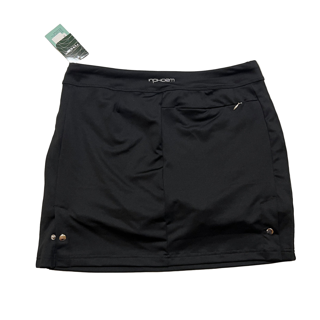 inPhorm Eloise Golf Skort 15" - Black - Large