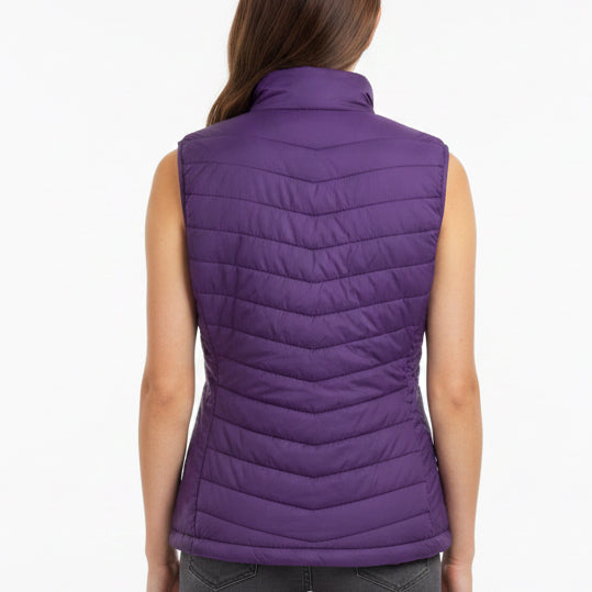 Gobi Heat Women's Vest Dune Heated Plum
