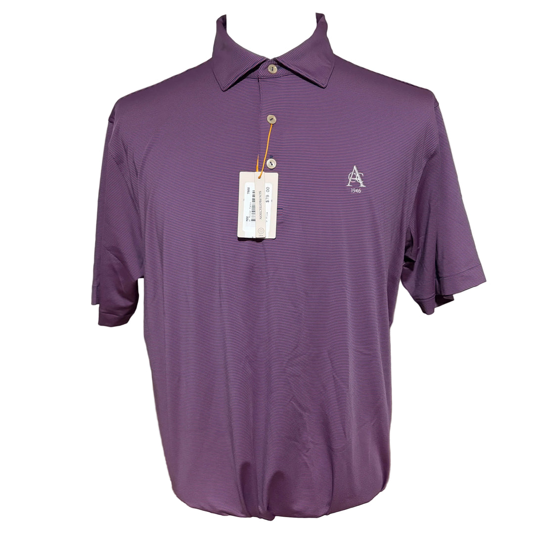 Peter Millar Jubilee Performance Jersey Polo (w/logo) - Blue Haze - Skorzie
