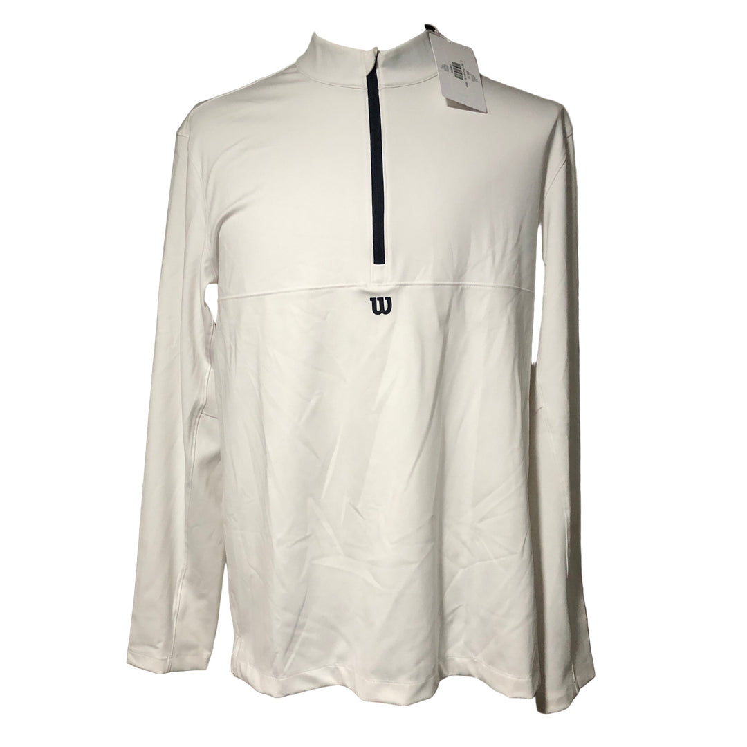 Wilson Elevate Performance Half Zip - White - X-Large - Skorzie