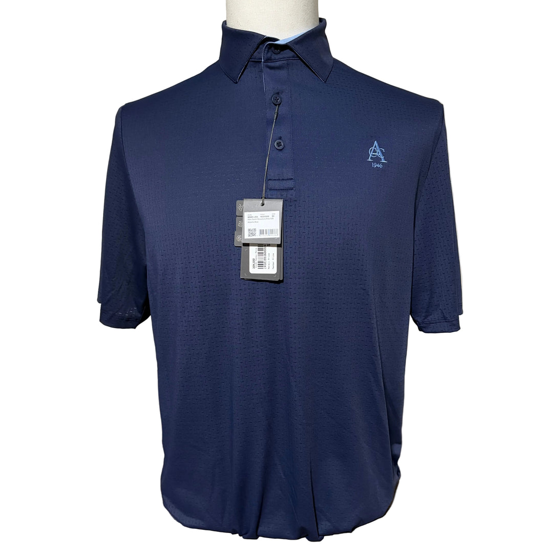 KJUS Men's Savin Structure Polo (w/logo) - Atlanta Blue - Skorzie