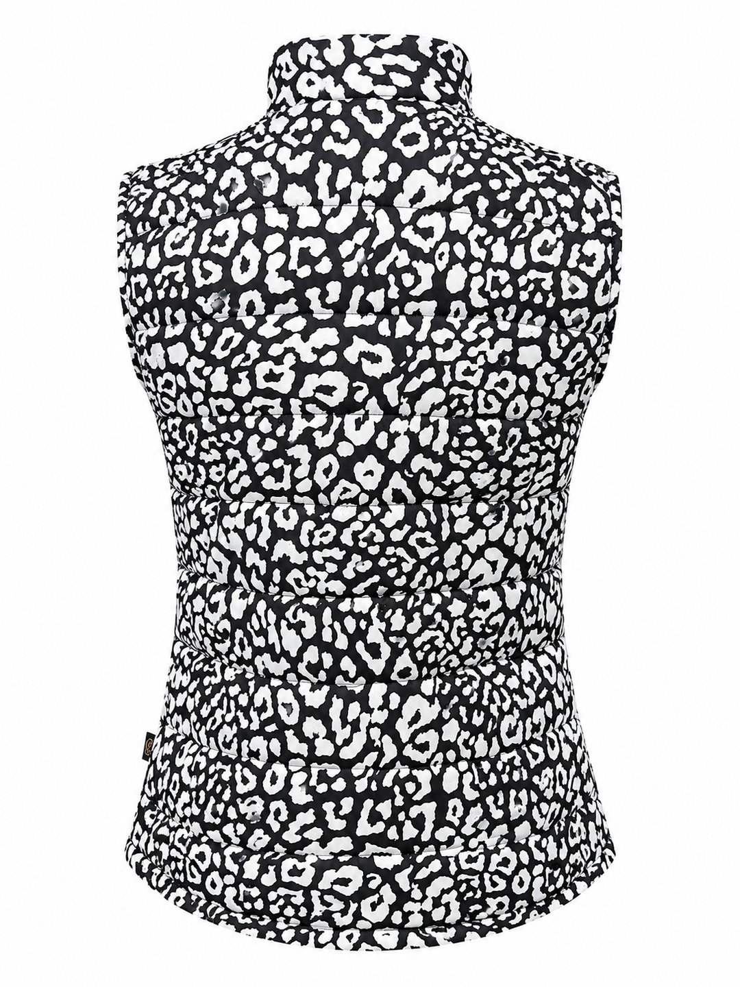 Tail Harlow Quilted Golf Vest (w/ logo) - Onyx Leopard - Medium