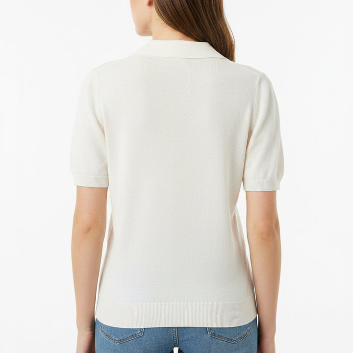 Devon Halsey Women's Sweater Cashmere Jojo Collar Day