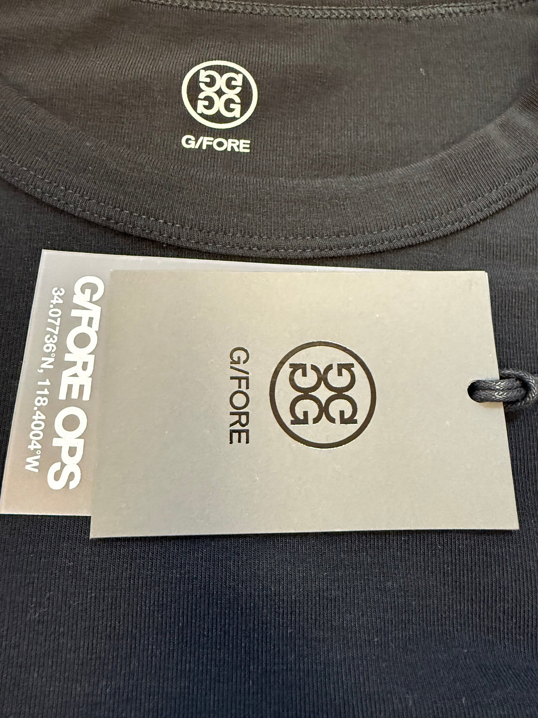 G/FORE Soft Tech Long Sleeve Top - Black - Small