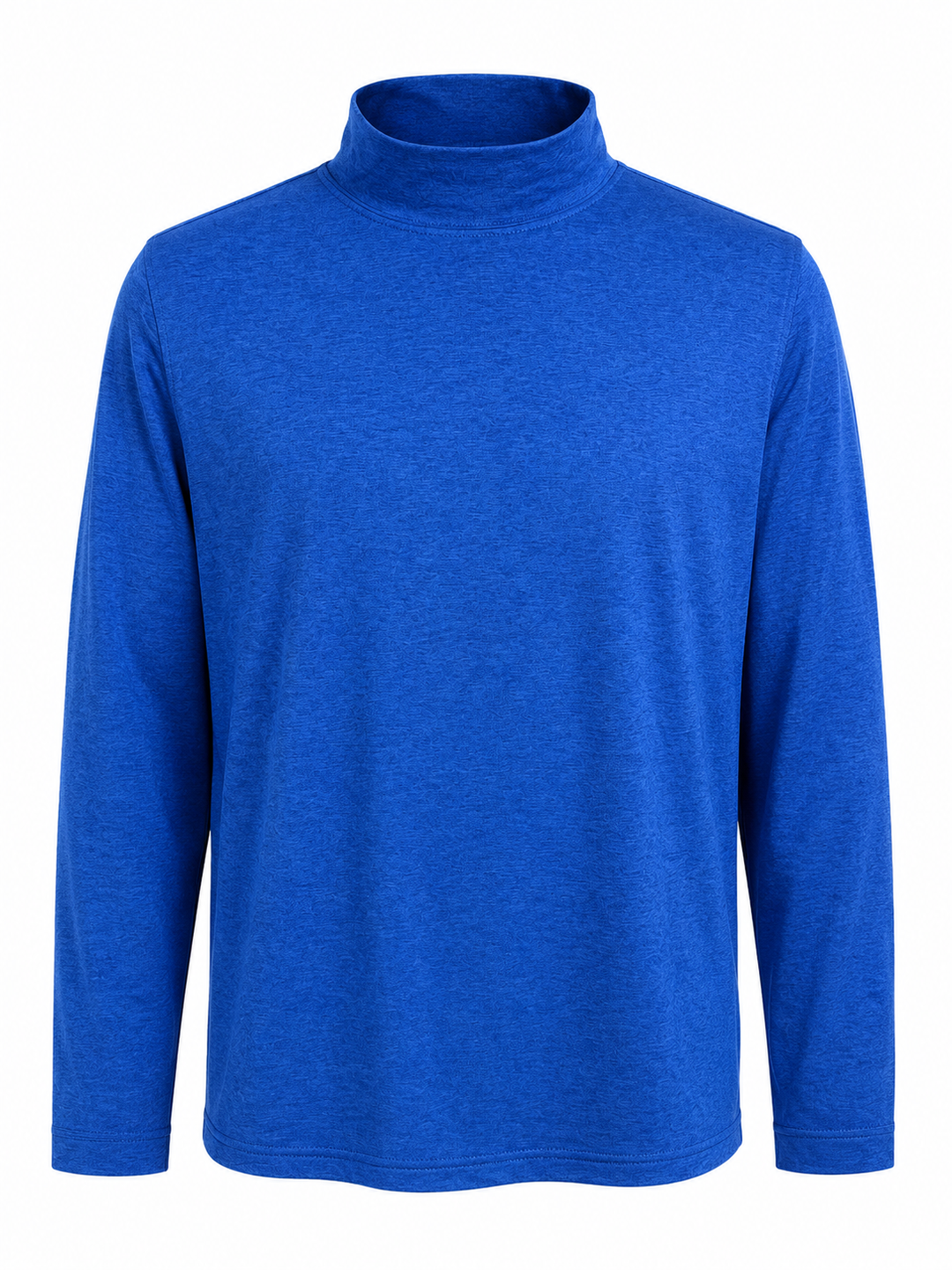 Bobby Jones Garner Long Sleeve Mock Neck Top - Blue Stone - Medium